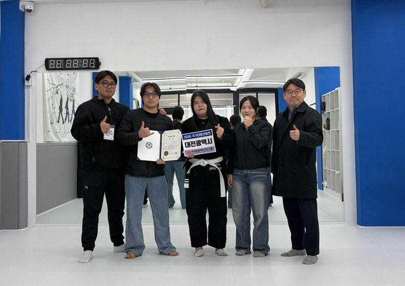 우송정보대학 자율전공학부 스포츠운동재활전공 2년 연속 대전광역시 주짓수 시대표 배출