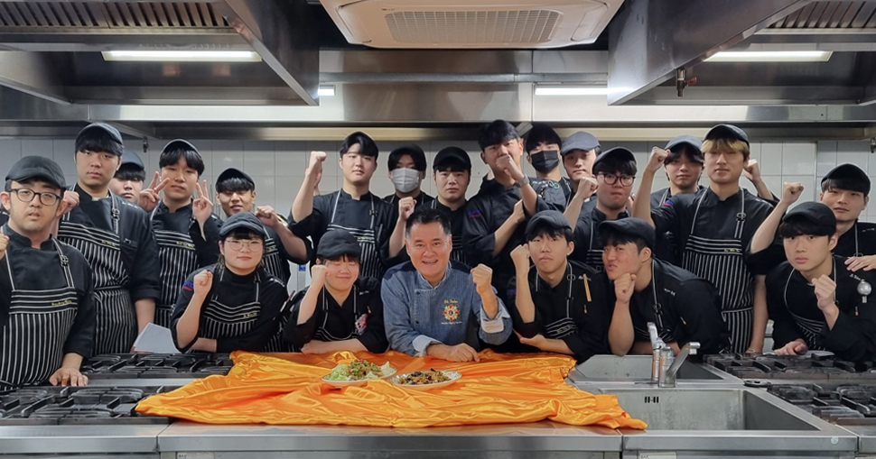 우송정보대학 K-푸드조리전공여경옥 셰프 특강 진행