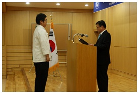 리더십 연수 이수증 및 장학증서 수여식