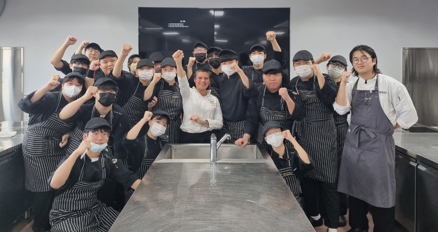 우송정보대학 K-푸드조리전공 프랑스 미슐랭 스타셰프 특강 진행