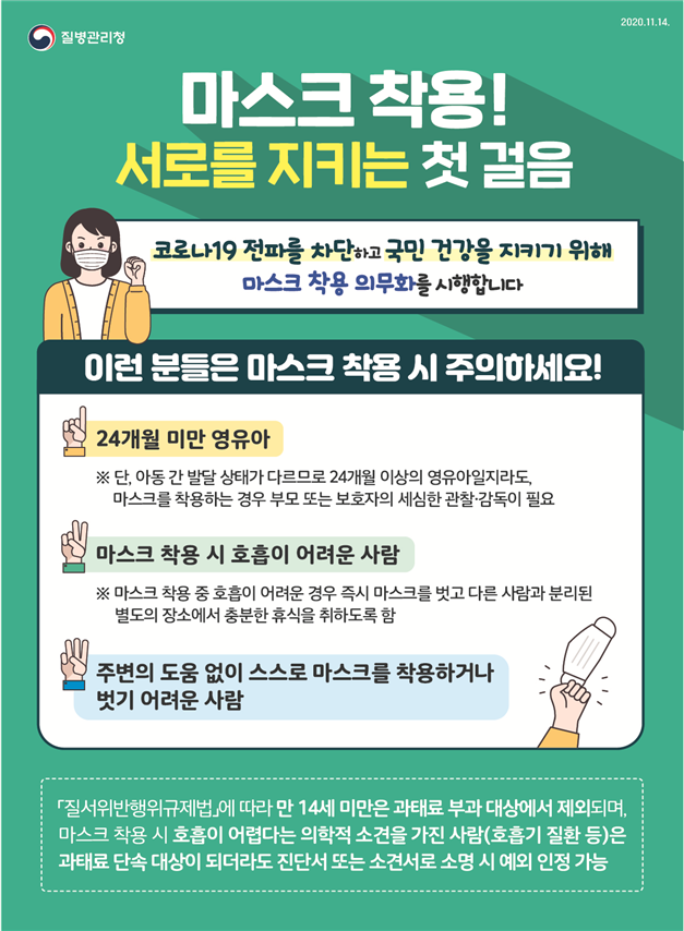 코로나19 생활방역안내